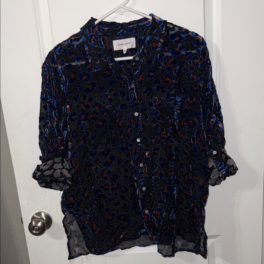 Dear John Women's Multicolor Button Down Shirt